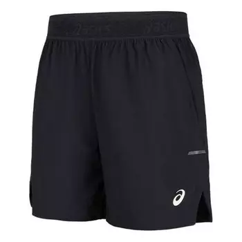 Шорты дорожные 2 н 1 5-дюймовые шорты Asics, черный