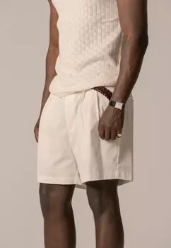 Шорты DOUBLE PLEATED UNISEX BLKVIS, кремовый