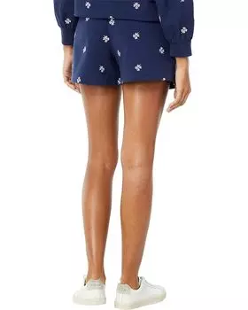 Шорты Draper James Bobbie Embroidered Sweatshorts, цвет Nassau Navy Multi
