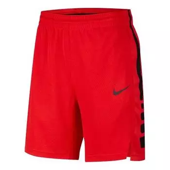 Шорты drawstring basketball sports shorts red Nike, красный