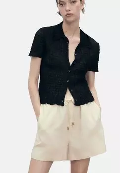 Шорты DRAWSTRING Mango, бежевый