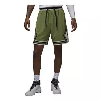 Шорты dri fit sport плетеные ромбовидные шорты Air Jordan, зеленый