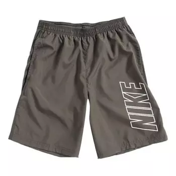 Шорты dri-fit sweat-wicking athleisure casual sports shorts dark green Nike, зеленый