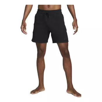 Шорты dri fit текстурированные шорты для йоги Nike, черный