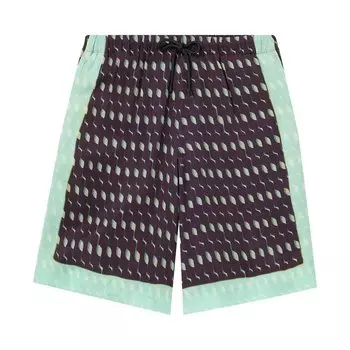 Шорты Dries Van Noten Piperi Shorts, коричневый