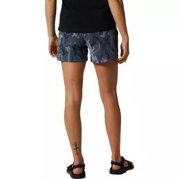 Шорты Dynama 6 дюймов женские Mountain Hardwear, цвет Blue Slate Crag Camo Print