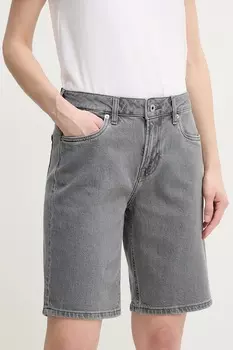 Шорты джинсовые Bermuda Short HW Pepe Jeans, серый