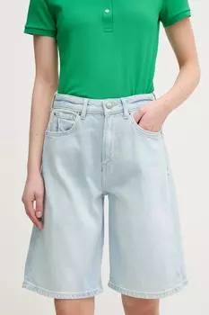 Шорты джинсовые Bermuda Short Uhw Breeze Pepe Jeans, синий