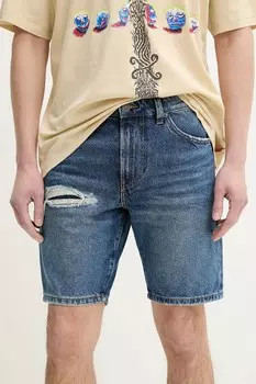 Шорты джинсовые D-FIN SHORTS Diesel, синий