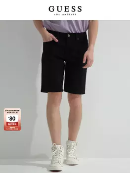 Шорты джинсовые Guess мужские, черный
