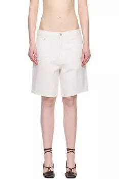 Шорты джинсовые Indra Agolde, цвет fortune cookie