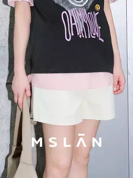 Шорты джинсовые MSlan, черный