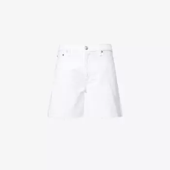 Шорты джинсовые Rag & Bone Kaia с высокой посадкой, белый