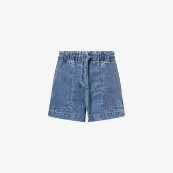 Шорты джинсовые Rails Foster с поясом, синий