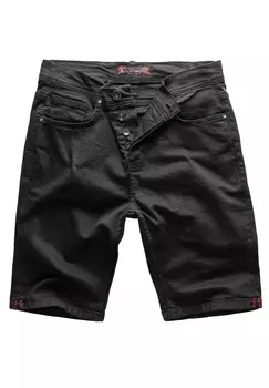 Шорты джинсовые шорты черные стандартного кроя Rock Creek, черный