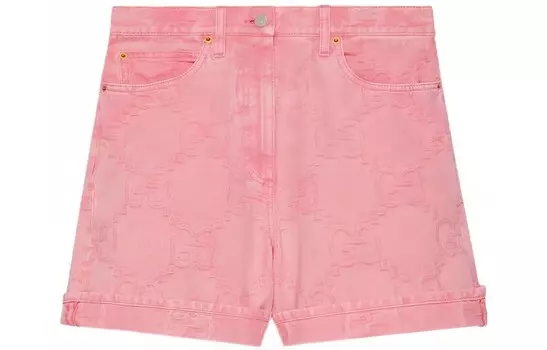 Шорты джинсовые женские Gucci, розовый