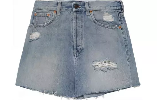 Шорты джинсовые женские Gucci, светло-голубой