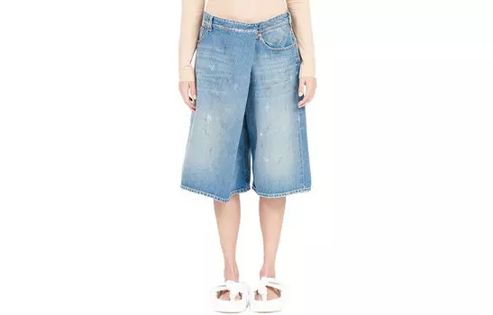 Шорты джинсовые женские Mm6 Maison Margiela, синий