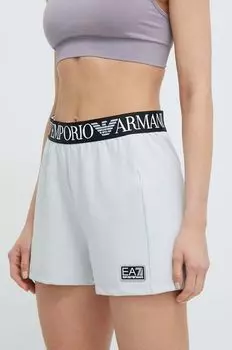Шорты EA7 Emporio Armani, серый