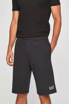 Шорты EA7 Emporio Armani, темно-синий