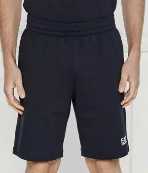 Шорты Ea7 Regular Fit, синий