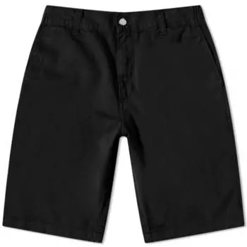 Шорты Edwin Gangis, окрашенные в готовую одежду, черный