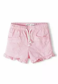 Шорты ELASTICATED WAIST WITH FRILLED HEM MINOTI, цвет pink