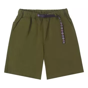 Шорты elevated lightweight cargo short 'olive green' Converse, зеленый