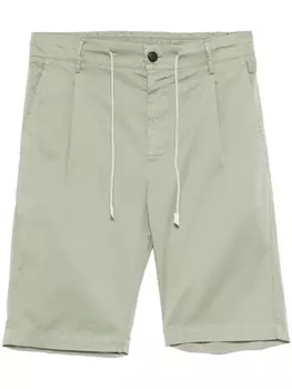 Шорты Eleventy со складками, зеленый