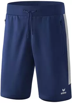 Шорты erima Squad Worker, цвет new navy/silver grey