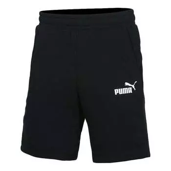 Шорты ess sweat training sport shorts 'black' Puma, черный