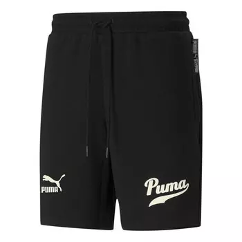 Шорты essential sweat shorts 'black' Puma, черный