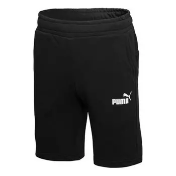 Шорты essentials shorts 'black' Puma, черный