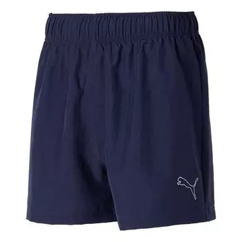 Шорты essentials woven shorts 'navy' Puma, синий