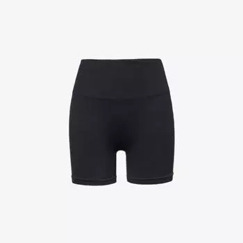 Шорты everywear с высокой посадкой из эластичной ткани Gymshark, черный