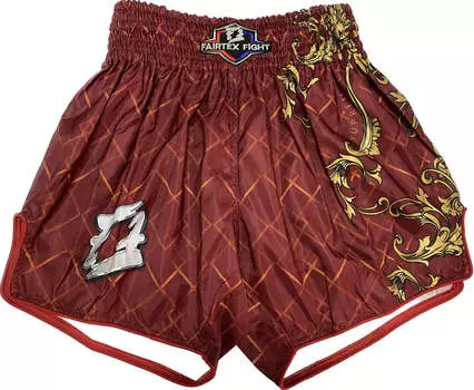 Шорты Fairtex Fight Promotion Supreme Power, красный