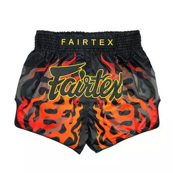 Шорты Fairtex Muay Thai Shorts - BS1921 Volcano, черный