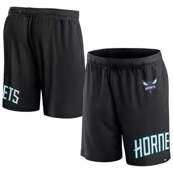 Шорты Fanatics Branded Charlotte Hornets, черный