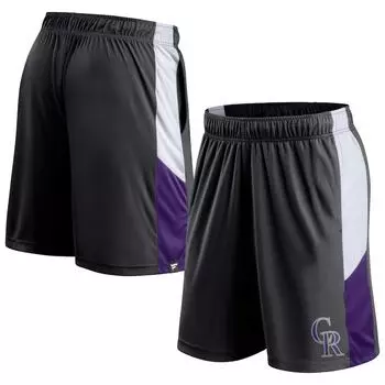 Шорты Fanatics Branded Colorado Rockies, черный