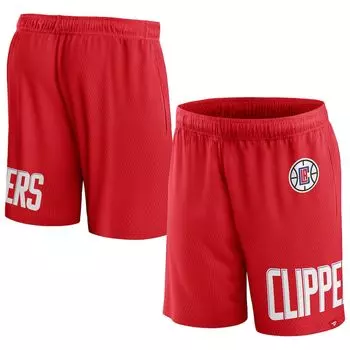 Шорты Fanatics Branded La Clippers, красный
