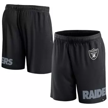 Шорты Fanatics Branded Las Vegas Raiders, черный
