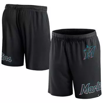 Шорты Fanatics Branded Miami Marlins, черный