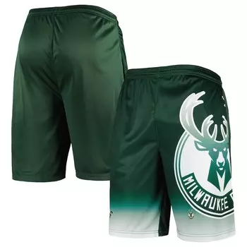 Шорты Fanatics Branded Milwaukee Bucks, зеленый