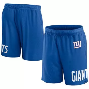 Шорты Fanatics Branded New York Giants, роял