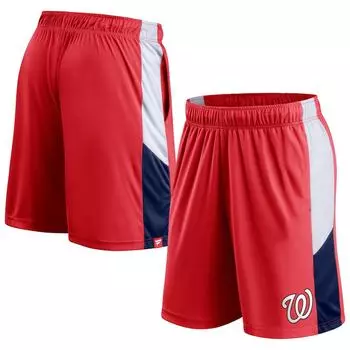 Шорты Fanatics Branded Washington Nationals, красный