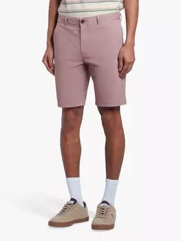 Шорты Farah Hawk, окрашенные в готовом виде, 656 Темно-розовый