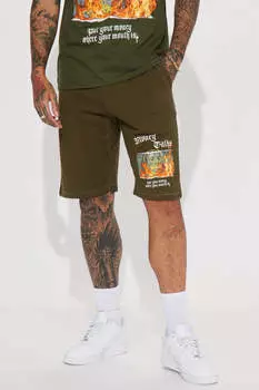 Шорты Fashion Nova 23014608, зеленый