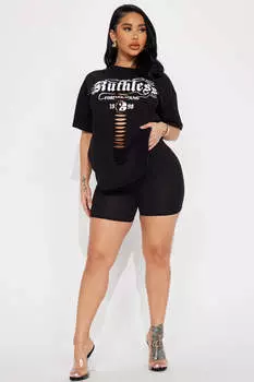 Шорты Fashion Nova TP4332, черный