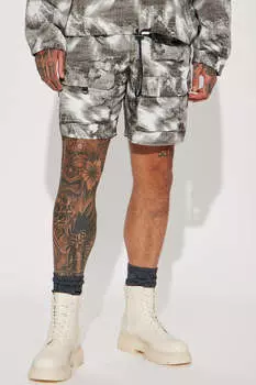 Шорты Fashion Nova ZDF01T310030, серо-коричневый