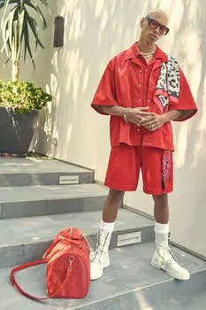 Шорты Fashion Nova ZDF01T310064, красный